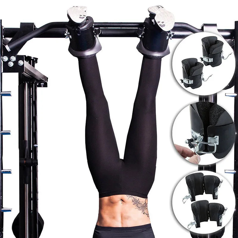 Anti Gravity Inversion Hang up Boots, Hang Upside down Boots, Gravity Compression Relief Exercise Recovery with Contoured Pads