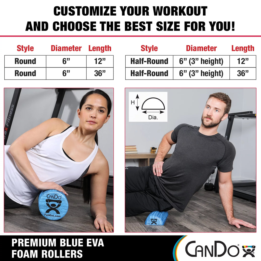 Heavy Duty EVA Half Foam Roller