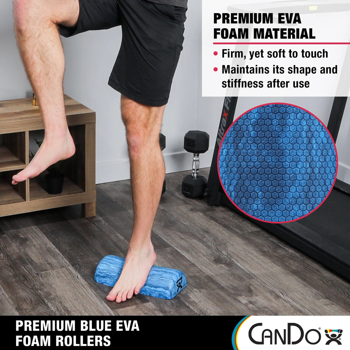 Heavy Duty EVA Half Foam Roller