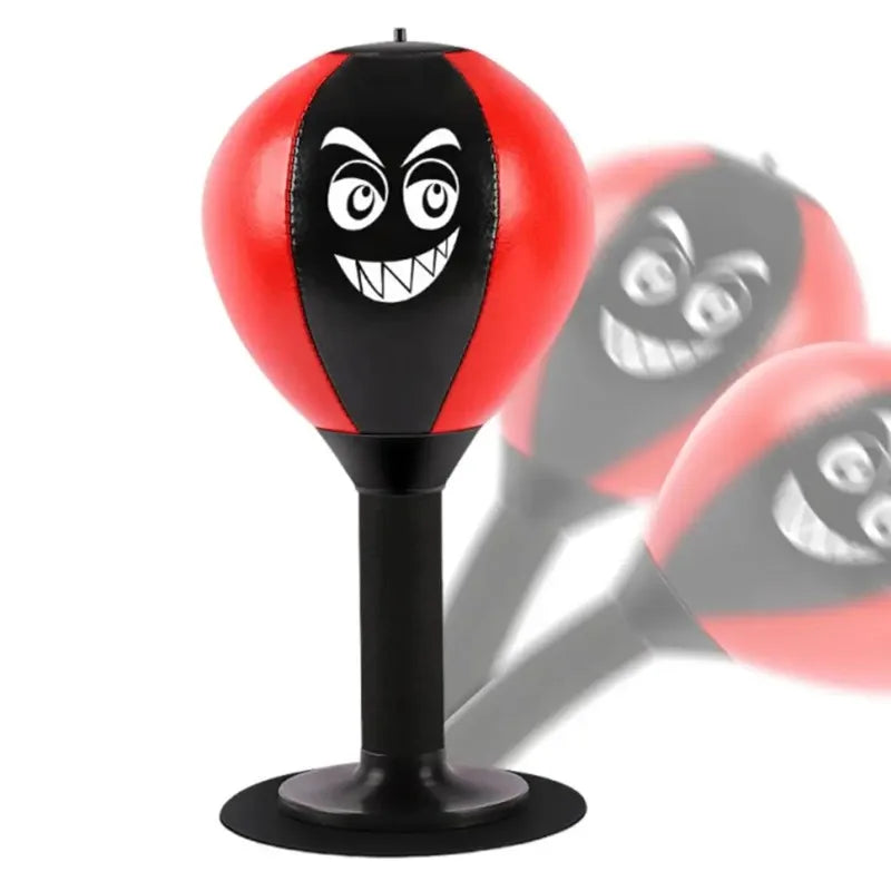 Stress Reliever for Children Punching Bag Toy with Suction Cup Stress Buster Desk Boxing Punch Ball Reduce Tension Toys