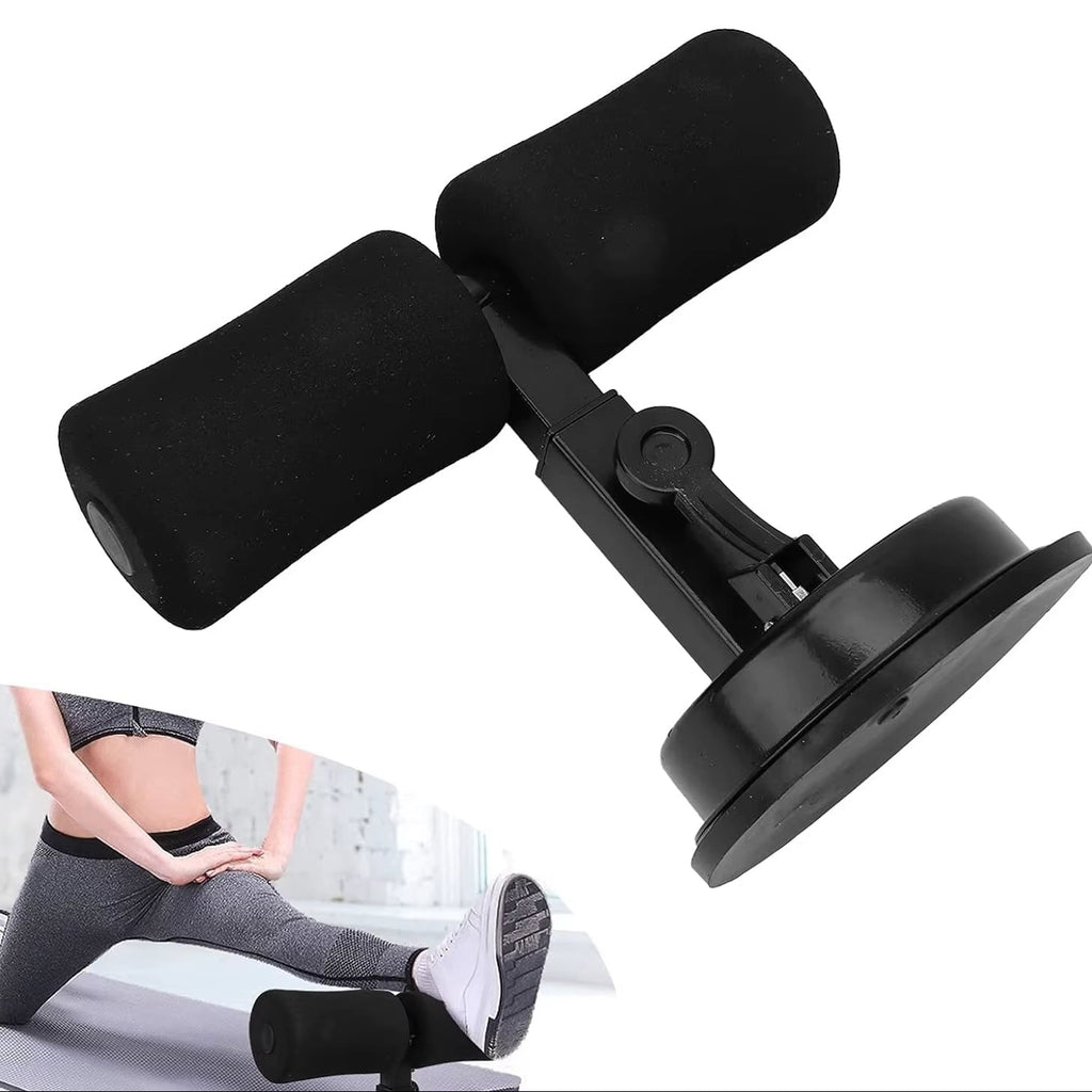 Suction Cup Sit-Up Assist Device, Abdominal Workout Trainer for Home Gym, Portable Abs Exercise Equipment with Non-Slip Base, Pe