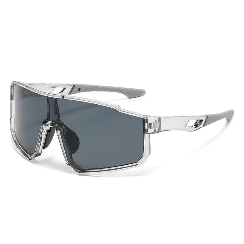 Unisex Statement Sunglasses - Colorful Mirrored 1-Piece Shield Design, Windproof UV400 Protection, Eyewear Fashion for Cycling, Beach Outfits, Driving/Ootd, Sunglasses for Women, Adult Unisex Wear, Reflective