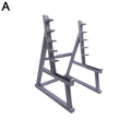 New with Barbells and Weights Barbell Rack Pen Holder Gym Theme Metal Stationery Storage Rack Mini Squat Rack Ornaments Gift