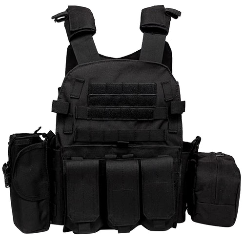 Camouflage Plate Carrier Vest Multi-Functional Paintball Airsoft Vest Adjustable Men Women Combat Equipment for Outdoor Cycling