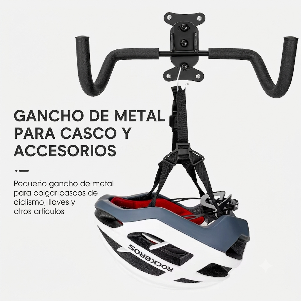 Soporte de pared plegable para bicicletas | Ahorra espacio y protege tu bicicleta