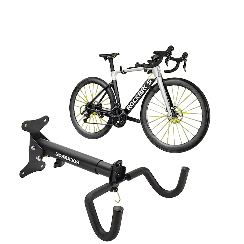 Soporte de pared plegable para bicicletas | Ahorra espacio y protege tu bicicleta