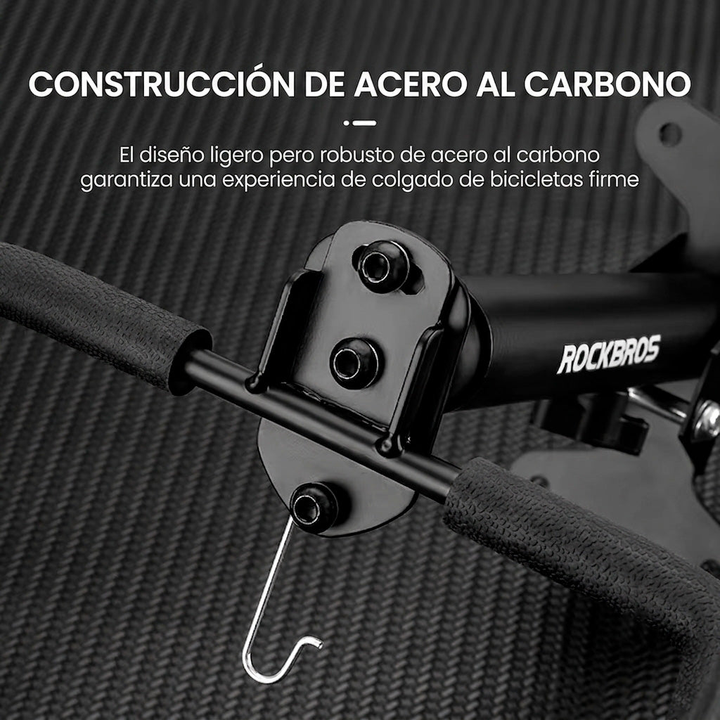 Soporte de pared plegable para bicicletas | Ahorra espacio y protege tu bicicleta