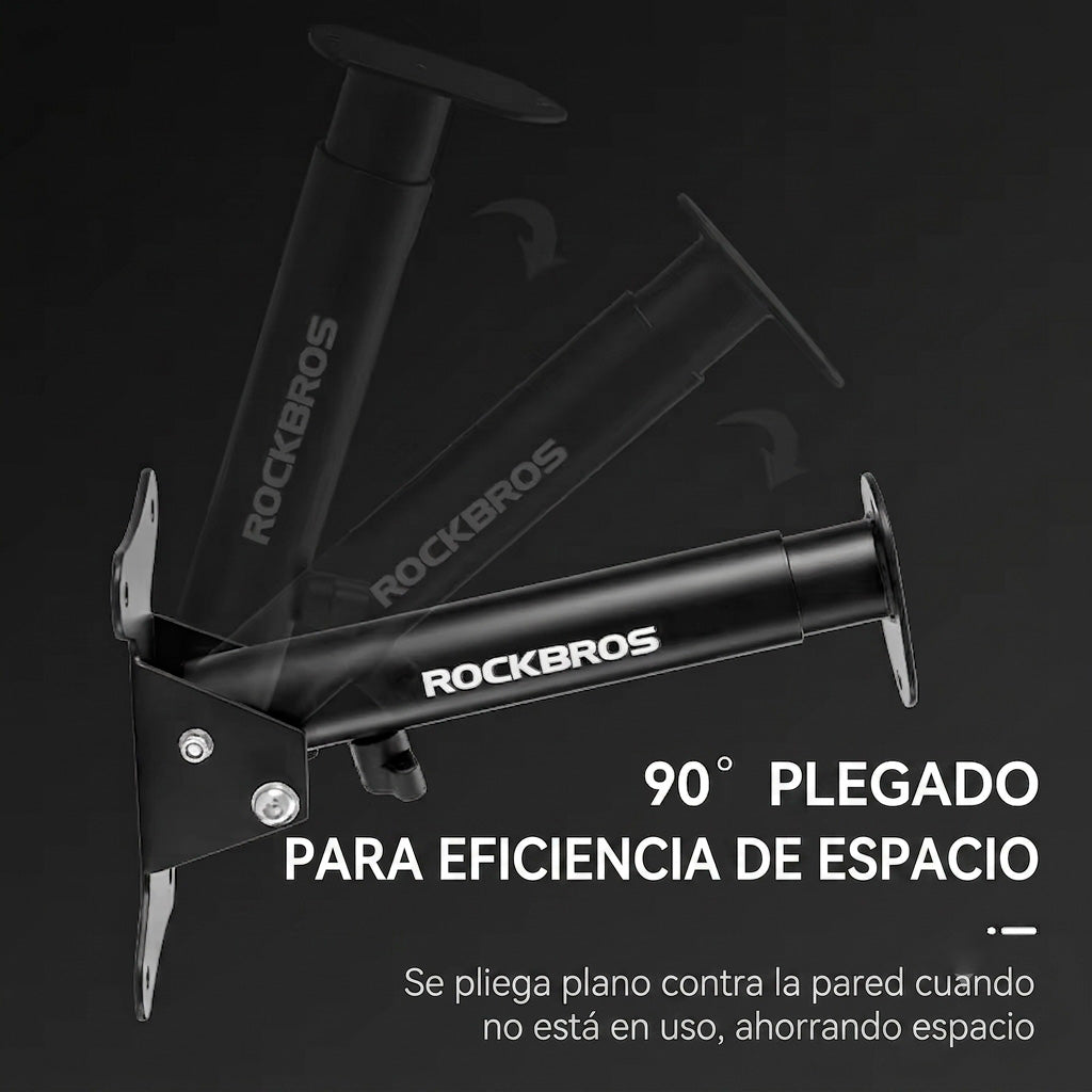 Soporte de pared plegable para bicicletas | Ahorra espacio y protege tu bicicleta