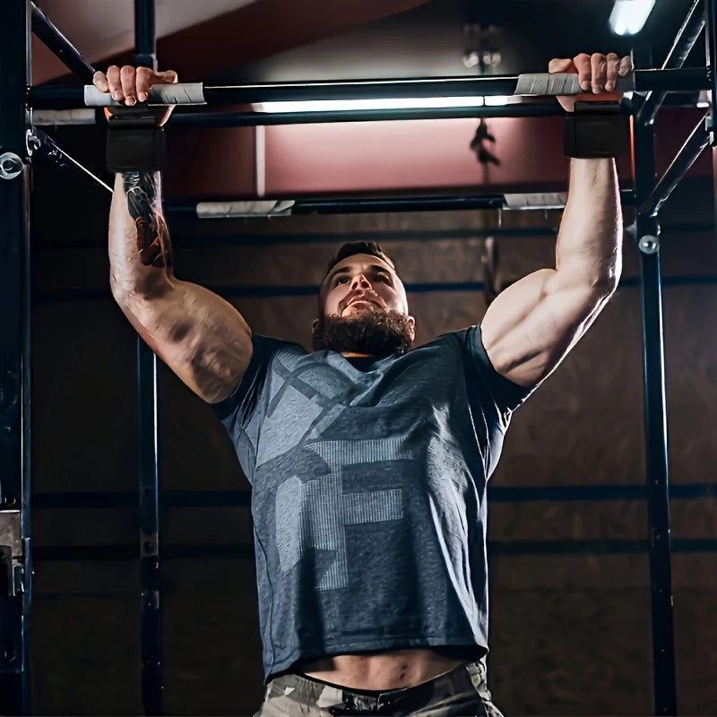 Weight Lifting Hook Grips with Wrist Wraps Hand-Bar Wrist Strap Gym Fitness Hook Weight Strap Pull-Ups Power Lifting Gloves