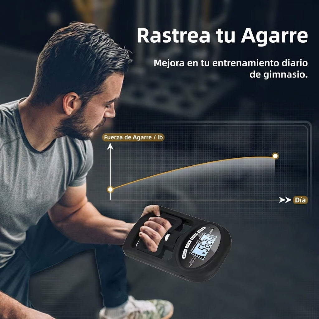 Dinamómetro digital de mano | Mide tu fuerza de agarre con precisión