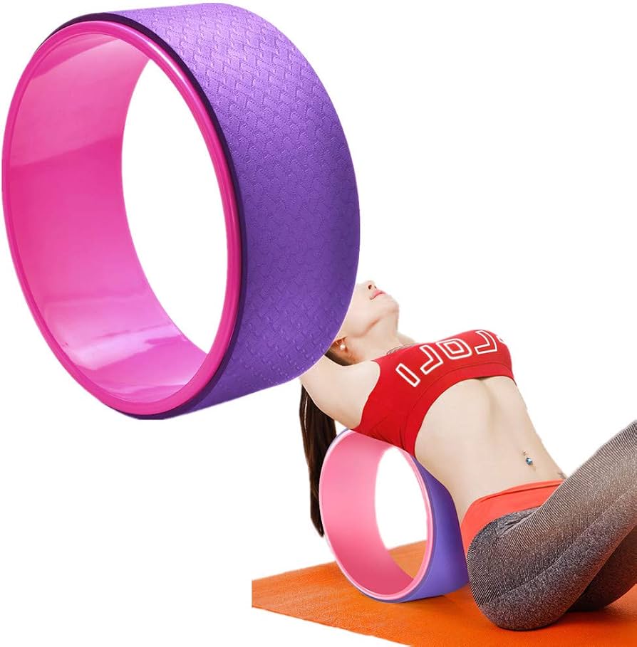 Rueda de yoga de 12 pulgadas | Alivia la tensión y mejora tu flexibilidad