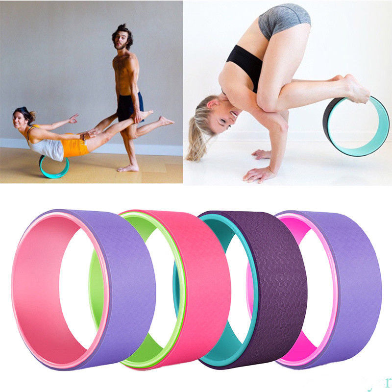 Rueda de yoga de 12 pulgadas | Alivia la tensión y mejora tu flexibilidad