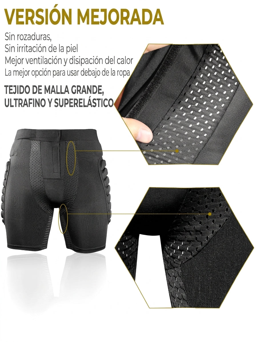 Shorts Protectores 3D para Snowboard y Ski – Unisex