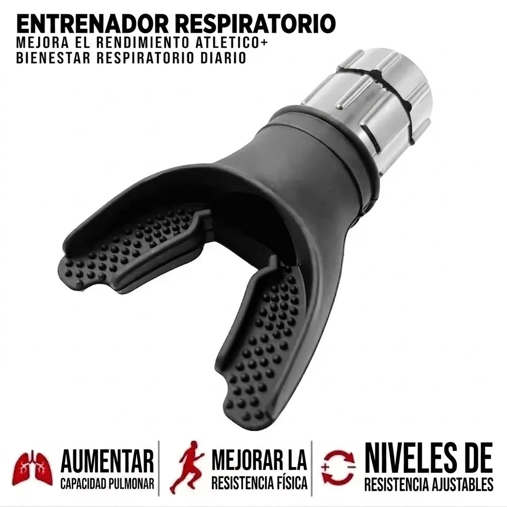 Dispositivo Portátil de Entrenamiento Respiratorio con Resistencia Ajustable